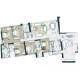 5 BHK Flats Floor Plan - Carpet Area : 2475 sq.ft