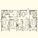 3 BHK Flats Floor Plan - Carpet Area : 1502 sq.ft
