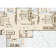 2 BHK Flats Floor Plan - Carpet Area : 526  Sq.ft